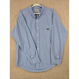 Campus Specialties Florida Gators Mens XXL Blue Gingham Button Down Shirt NCAA